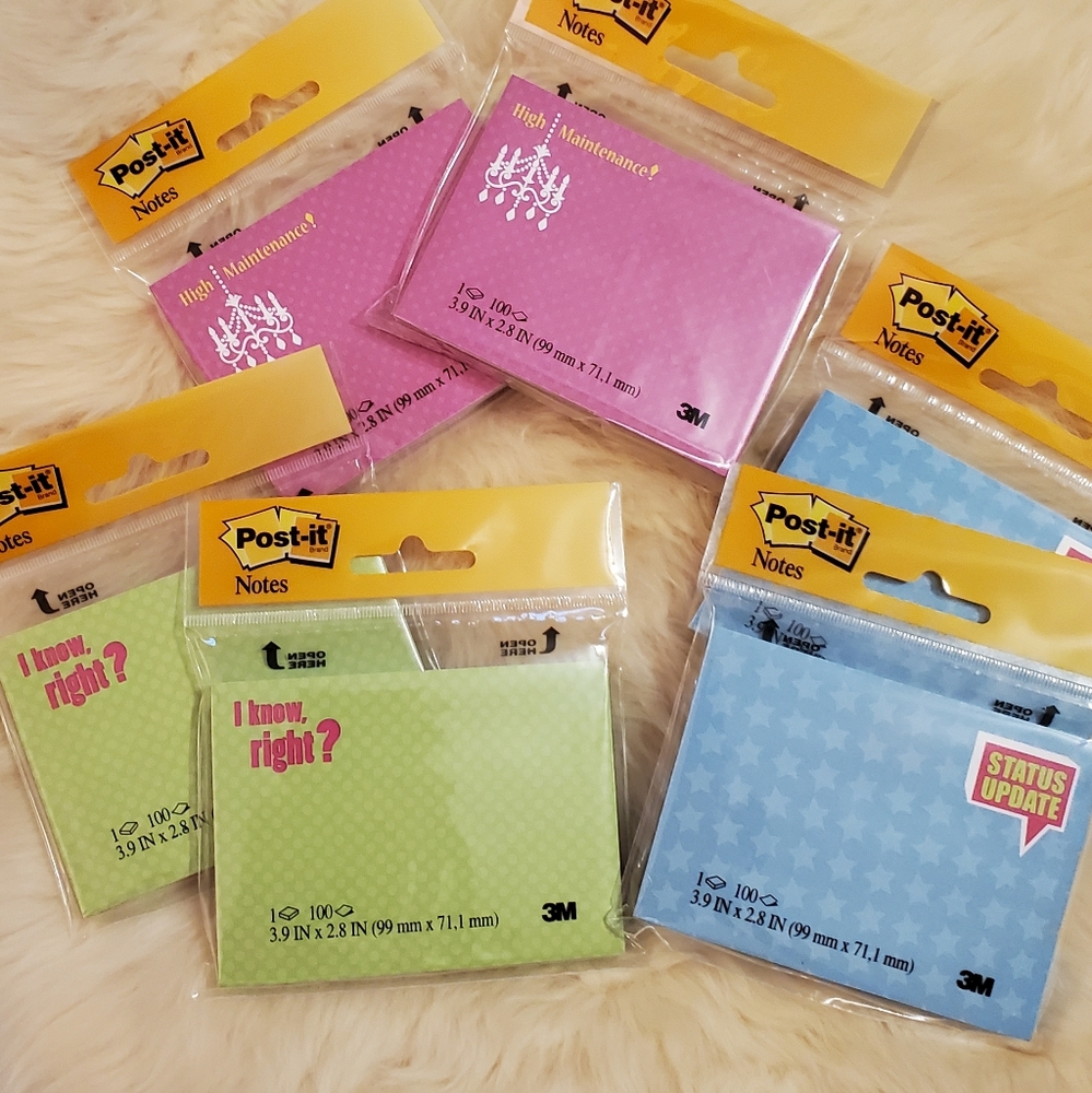 Post-it Notes - set of 6